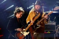 Keith Urban Hops Onstage For a Jam Session During His ACMs Tribute