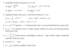 Limit ve türev  nedir bu sorular nasıl çözülür?