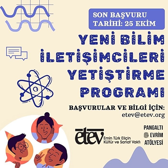 Yeni Bilim İletişimcileri Yetiştirme Programı - AB Destekli Proje
