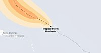 Maps: Tracking Tropical Storm Humberto