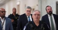 Former Attorney General Bill Barr appears for deposition in House committee’s Epstein probe