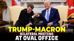 Macron And Trump Discuss Ukraine Security At Historic Meeting