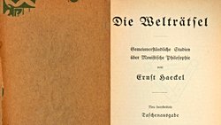 Ernst Haeckel ve Monistik Felsefenin Evrimi