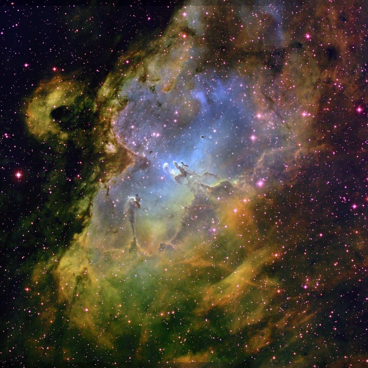 Inside the Eagle Nebula