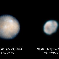 Small Worlds Ceres and Vesta