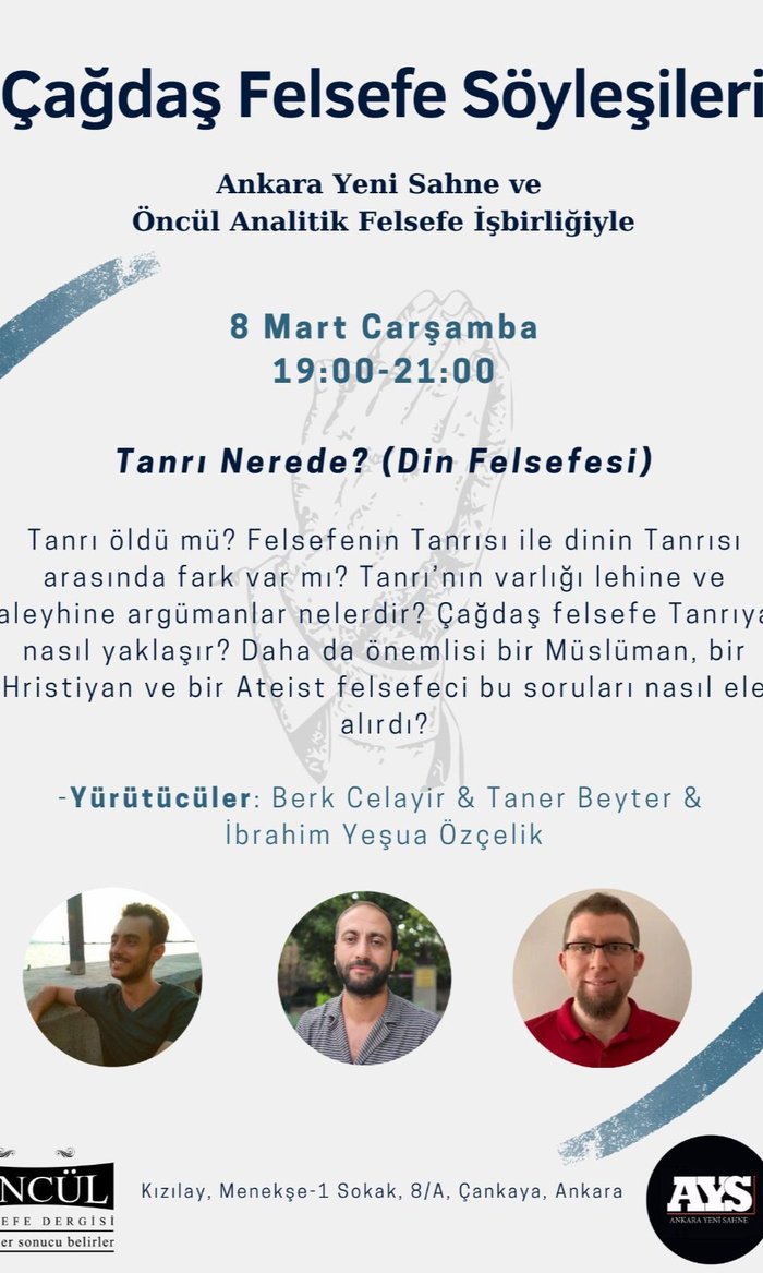 Çağdaş Felsefe Söyleşileri: Tanrı Nerede? (Din Felsefesi)