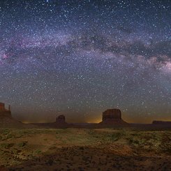  The Milky Way Over Monument Valley 