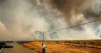 Wildfire Destroys Buildings in Gold Rush Town of Chinese Camp