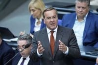 Russia is tracking two satellites used by the German military, defense minister says