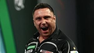 Gerwyn Price Defeats Ryan Searle At European Darts Trophy