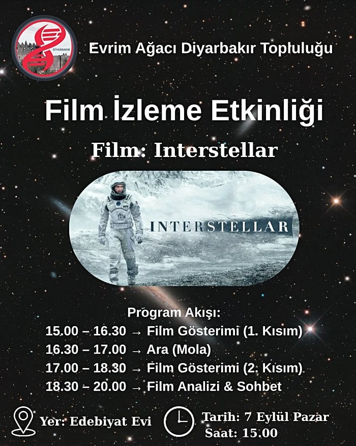 Evrim Ağacı Diyarbakır Topluluğu Film İzleme Etkinliği