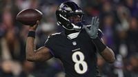Ravens QB Jackson (back) inactive at Packers
