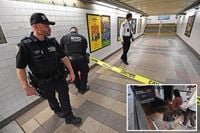 Newborn baby girl with umbilical cord still attached found abandoned in NYC subway station