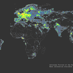 Artificial Night Sky Brightness