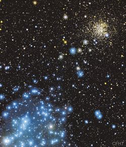 M35 ve NGC 2158 Yıldız Kümeleri