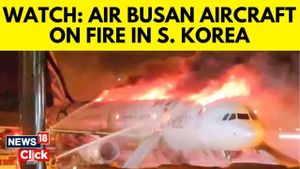 Fire Forces Evacuation Of Air Busan Plane