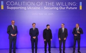 European Leaders Gather In Kyiv To Support Ukraine