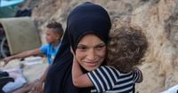 Gaza mother clings to her sick daughter after losing twin babies in midst of war