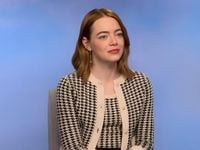 'Bugonia' star Emma Stone discusses belief in aliens in Venice