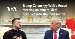 Trump-Zelenskyy Meeting Turns Into Verbal Showdown Over Ukraine