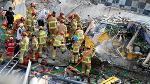 Bridge Collapse At Seoul-Sejong Expressway Injures Multiple Workers