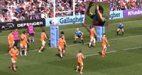 Conversion takes FOUR bounces as Smith bizarrely denied - 'Have you ever seen that!'