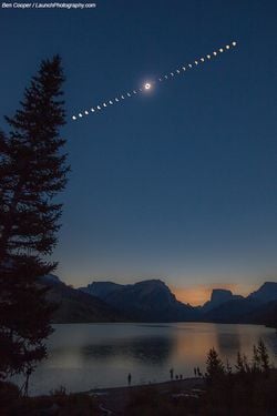 Wyoming Üzerinde Tam Güneş Tutulması