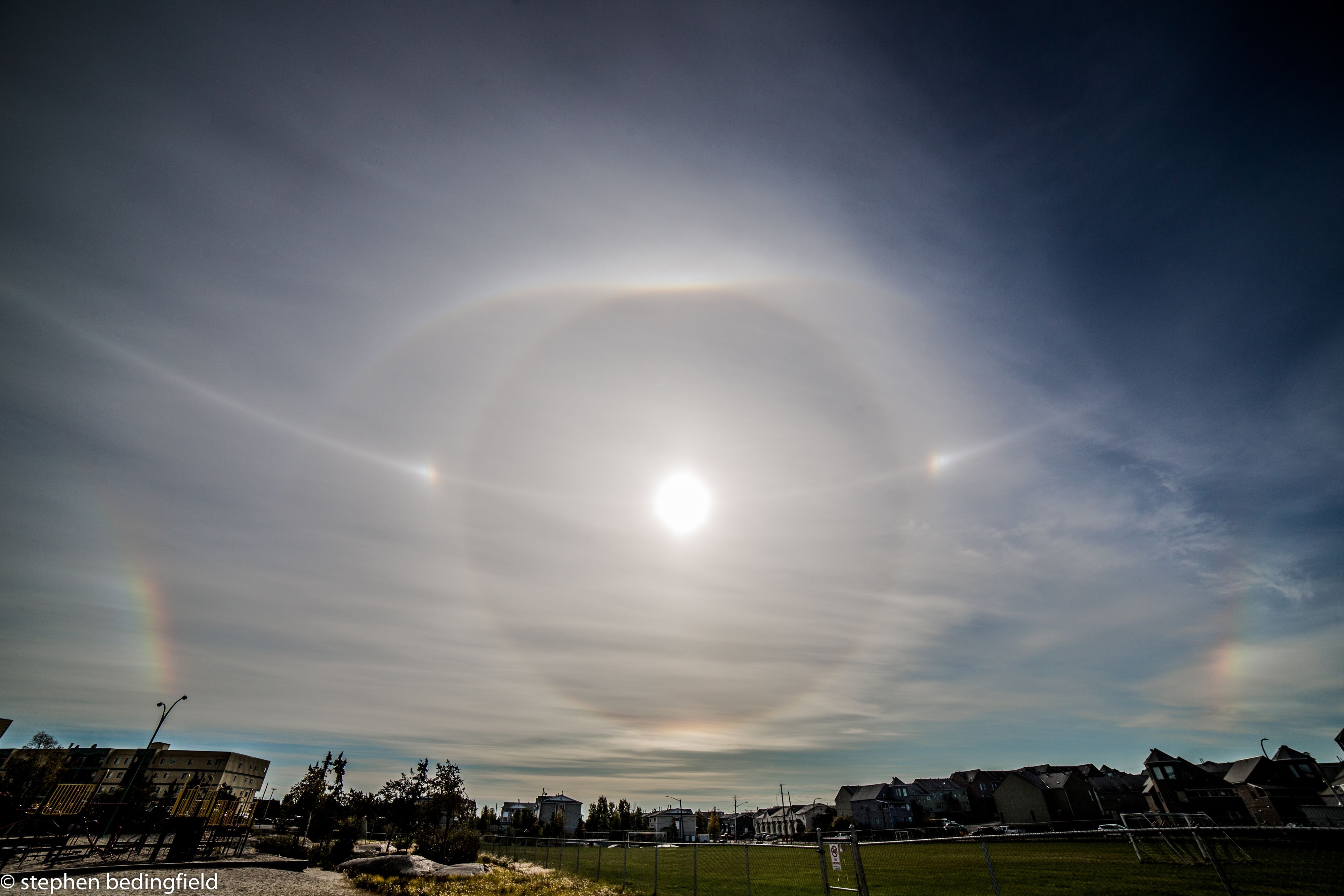  Ice Halos at Yellowknife 