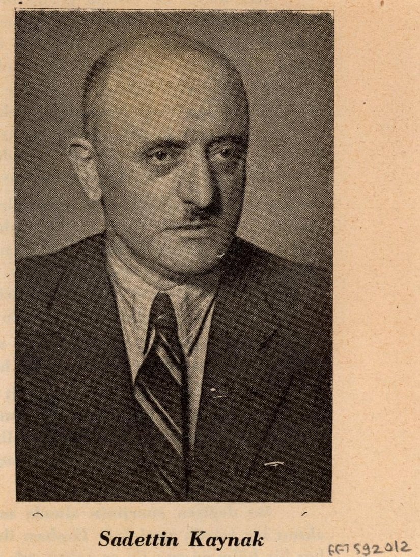 (Bir dergi sayfasında Hafız Sadettin Kaynak)