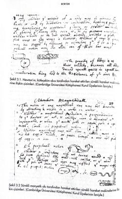 Newton bu yazılarda ne anlatmak istiyor?