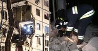 Russian drone slams into Ukrainian apartment building, killing 3 as they slept