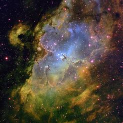 Inside the Eagle Nebula