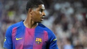 Marcus Rashford Makes Barcelona Debut In Preseason Win