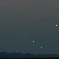 Analemma of the Moon