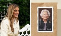 Barbara Bush honored with USPS stamp celebrating her legacy of literacy