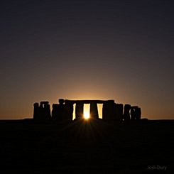 Sunset Solstice over Stonehenge