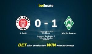 Werder Bremen Claims Important Victory Over St. Pauli