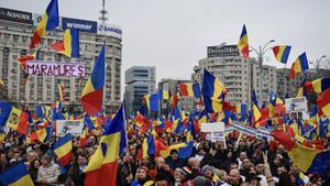 Protests Erupt In Bucharest After Călin Georgescu's Candidacy Rejected