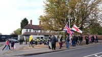 Protesters gather again at Epping asylum hotel