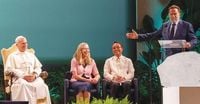 Pope Leo urges global action at climate justice conference