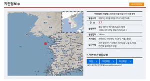 Magnitude 3.7 Earthquake Strikes Off Taean Coast