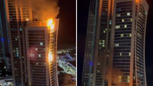 Fire Erupts At Hilton Surfers Paradise Hotel During Early Morning Hours