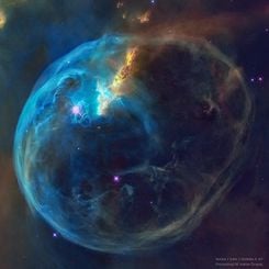  The Bubble Nebula from Hubble 