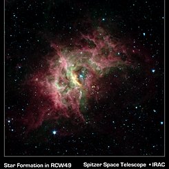 Cosmic Construction Zone RCW 49