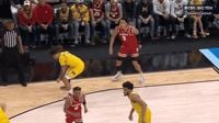 Michigan's Tre Donaldson Got Back His Gum at the Expense of Free Throws for Wisconsin