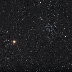 Mars and the Star Clusters