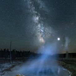  Milky Way over Yellowstone 