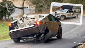 Tesla Cybertruck Shows Durability After Tree Strikes