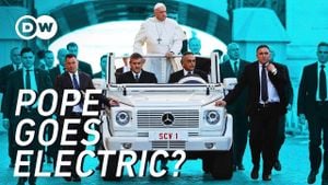 Pope Francis Receives First Electric Popemobile