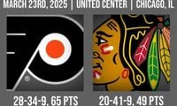 Flyers Game 72, Young Rivalry; Lines, Notes, & How to Watch vs.Blackhawks